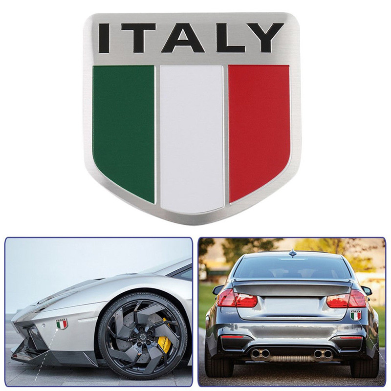 Aluminum%203D%20Metal%20ITALY%20Italian%20Flag%20Sticker%20Emblem%20Badge%20Decal%20Car%20Decorate%20XINYAN%20-%20Image%202