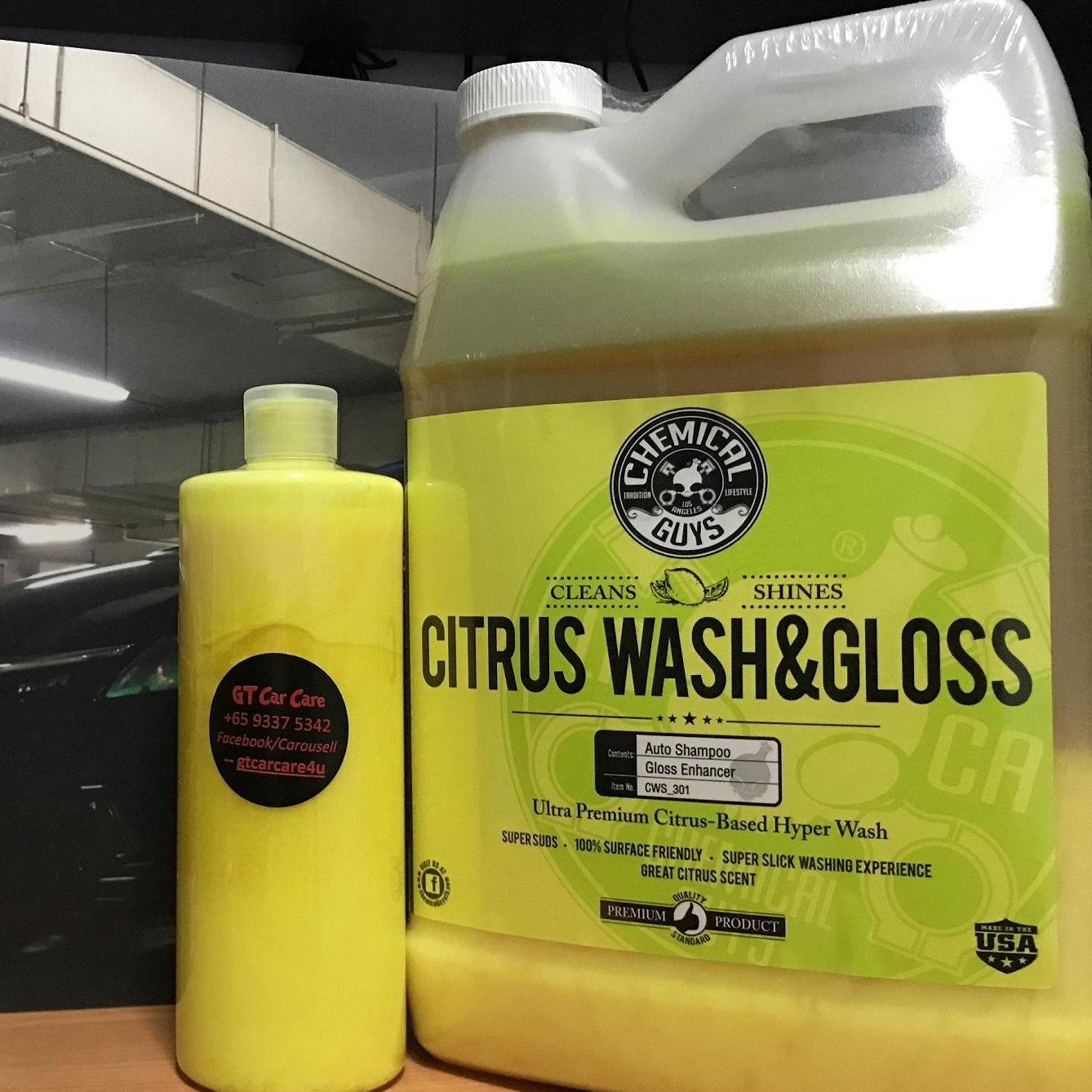 Chemical Guys CWS_301 Citrus Wash and Gloss Concentrated Car Wash