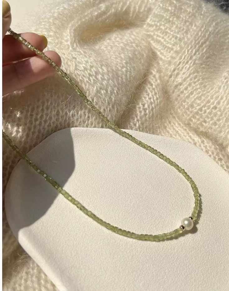 new%20style%20Peridot%20necklace%20peridot%20beaded%20necklaceChoker%20Beaded%20Necklace%EF%BC%8CPearl%20Beaded%20Necklace%EF%BC%8CNatural%20Peridot%20Necklace%20-%20Image%206
