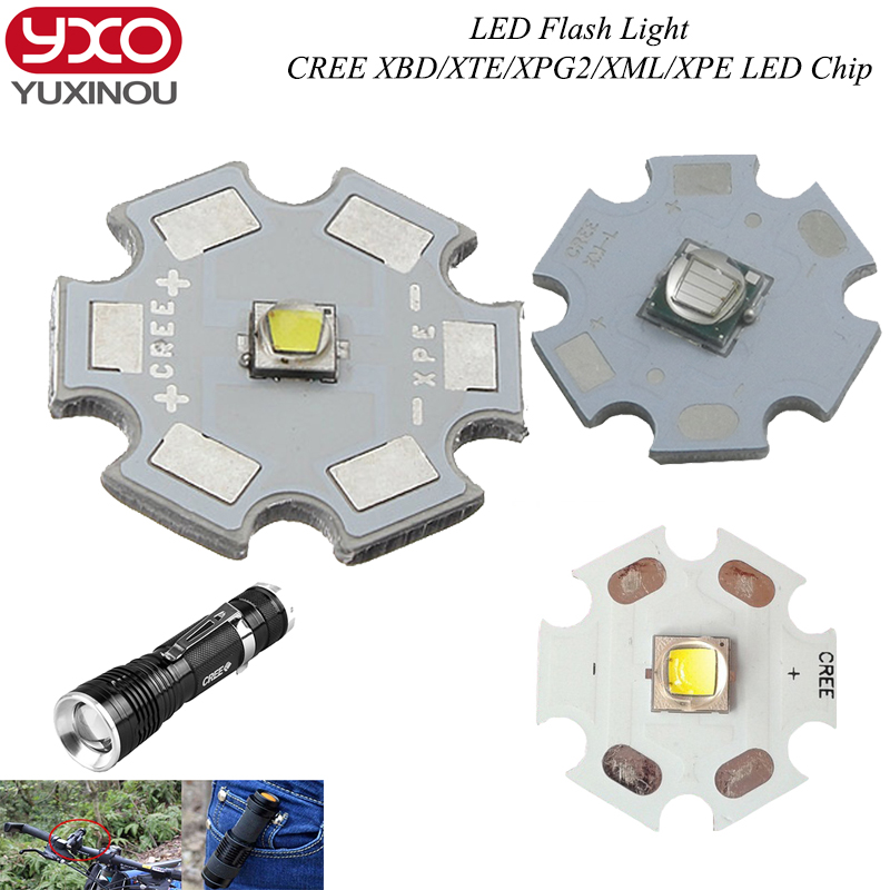 【TopazTrove】1pcs Cree XPG2 XM-L T6 XBD R3 / XP-E R3/R5 / XT-E R5 LED ...