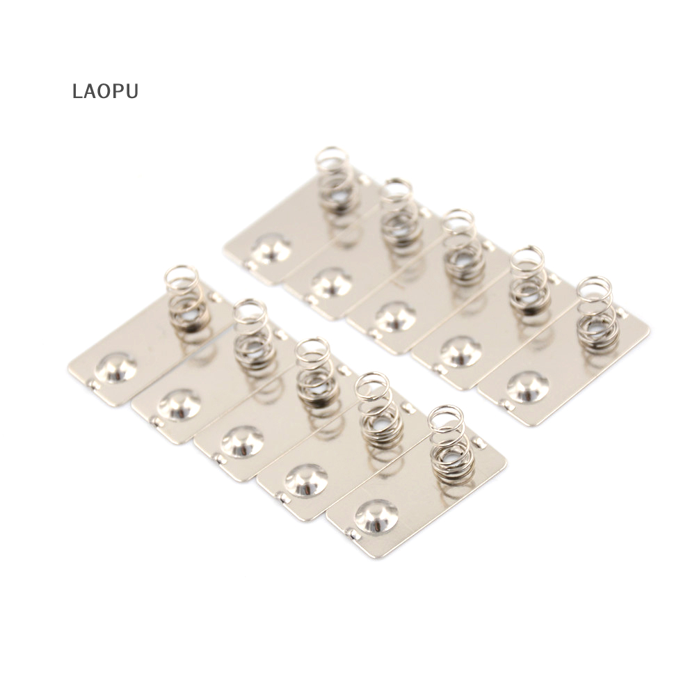LAOPU 10PCS AA Battery Positive Negative Conversion Spring Contact Plate