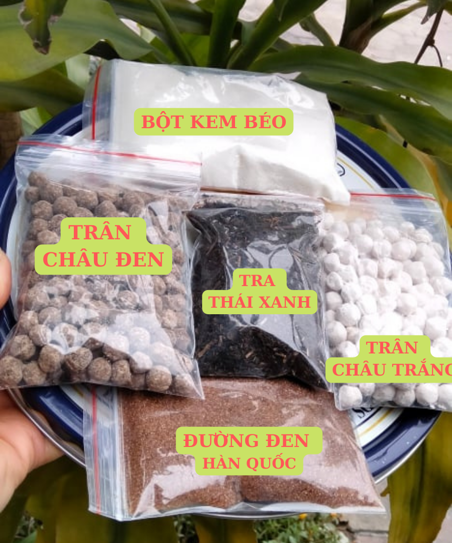 Sét Trà sữa thái xanh - TẶNG TÚI LỌC TRÀ
