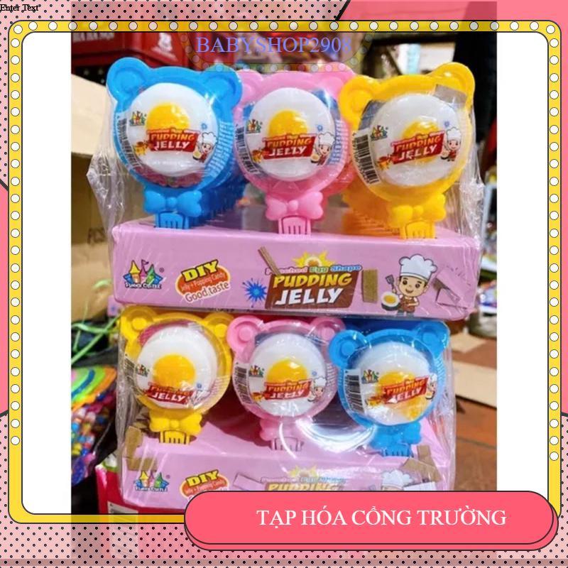 Lốc 30 bộ thạch trứng chảo nhỏ sỉ đồ trẻ em