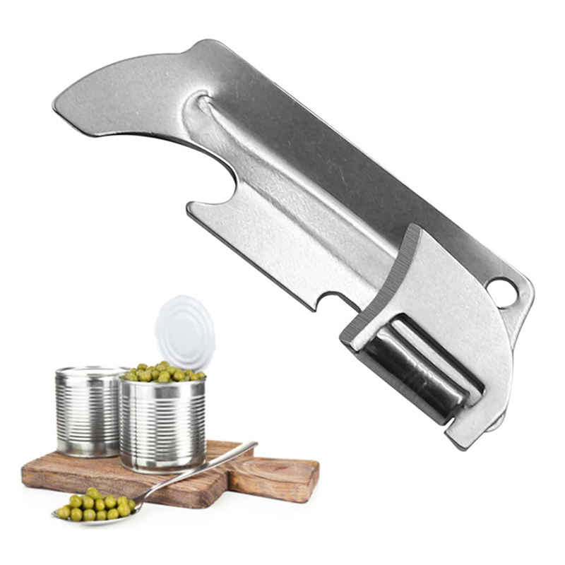 [Veli Shy] Utili-key Stainless Steel Multi-function Can Opener Opener Folding Mini Opener