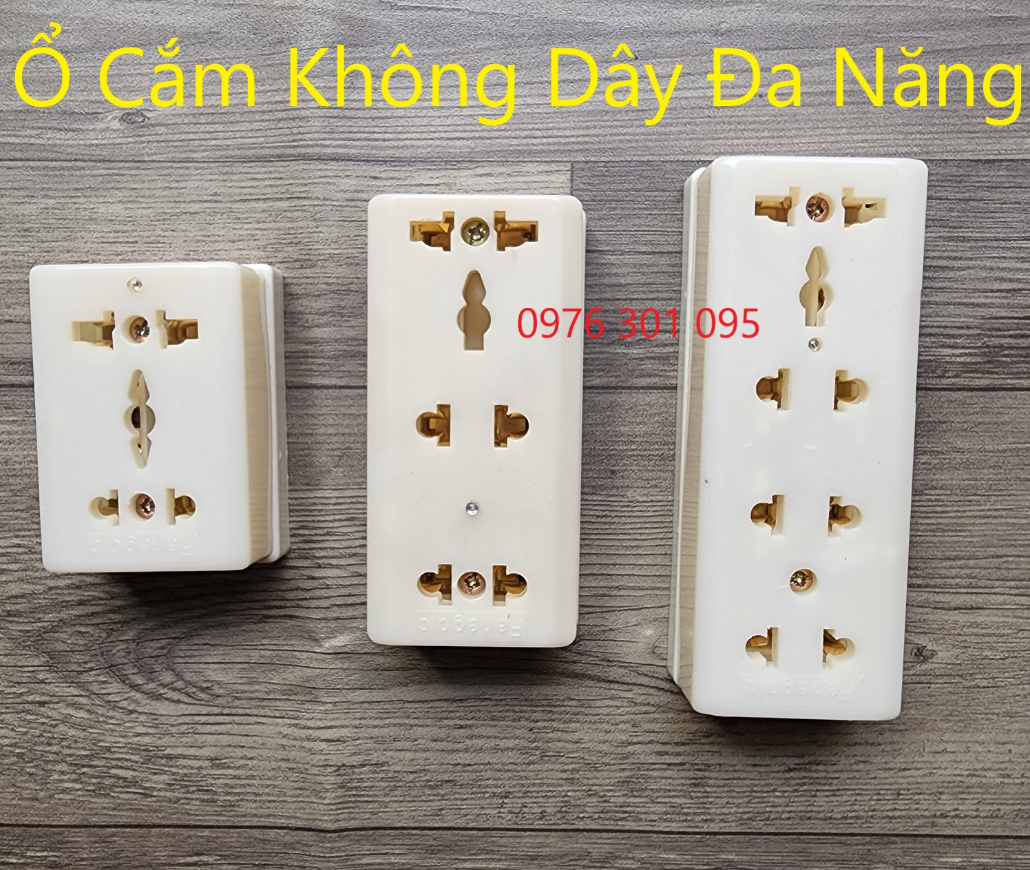 [COMBO 2 ] Ổ Cắm 3 Lỗ Không Dây Giá Rẻ
