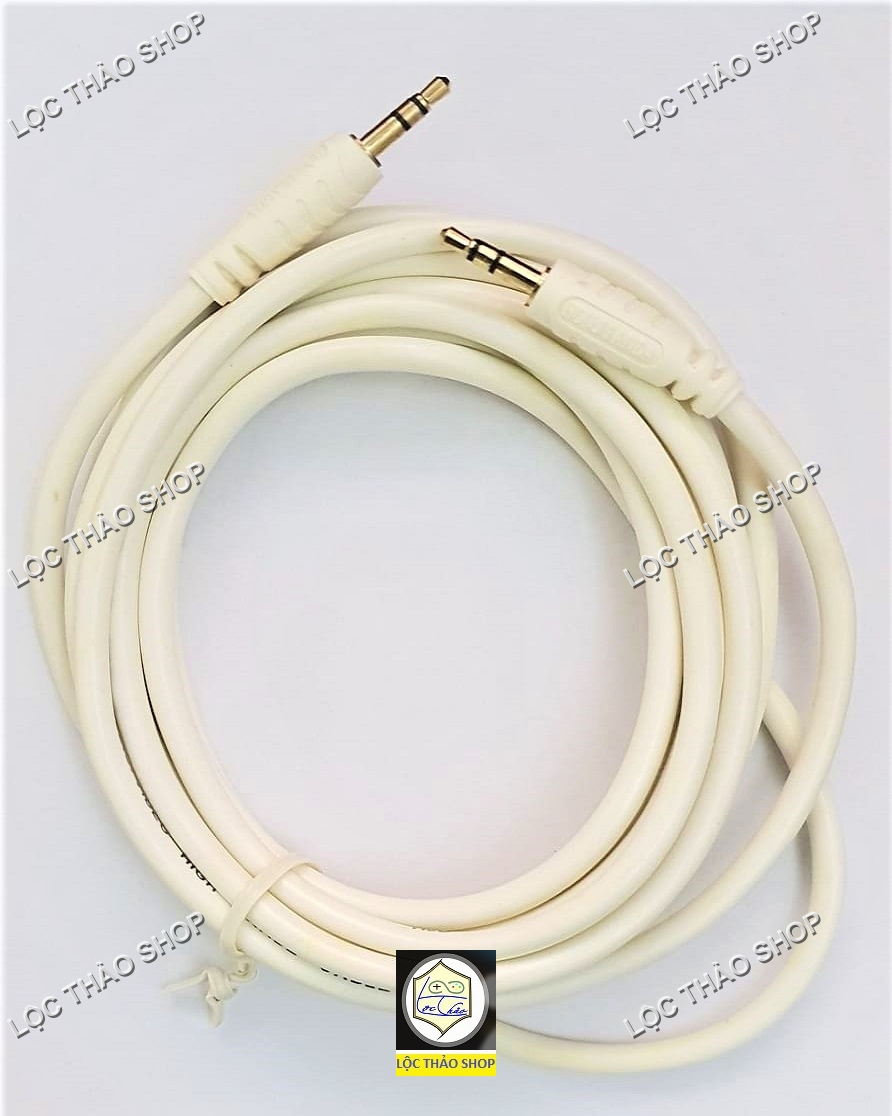 Cáp loa 2 đầu 3.5 đầu đực dài 1.8M (cáp loa jack 3.5)