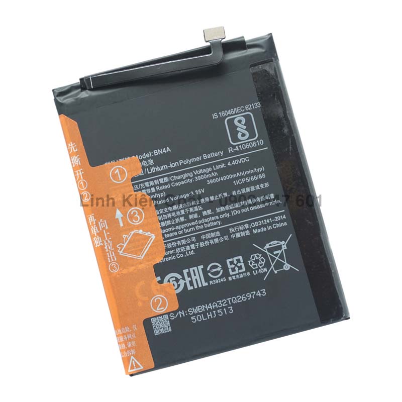 Pin dành cho Xiaomi Redmi Note 7 M1901F7G 4000mAh Zin
