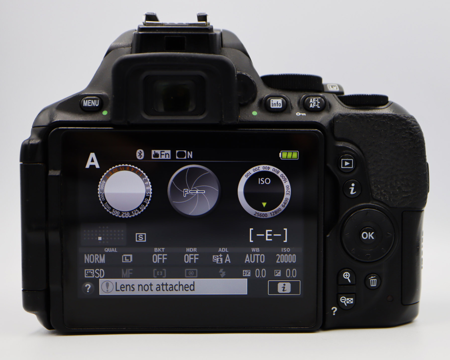 Nikon D5600 24.2MP WiFi DSLR Camera Black Body SnapBridge Bluetooth and