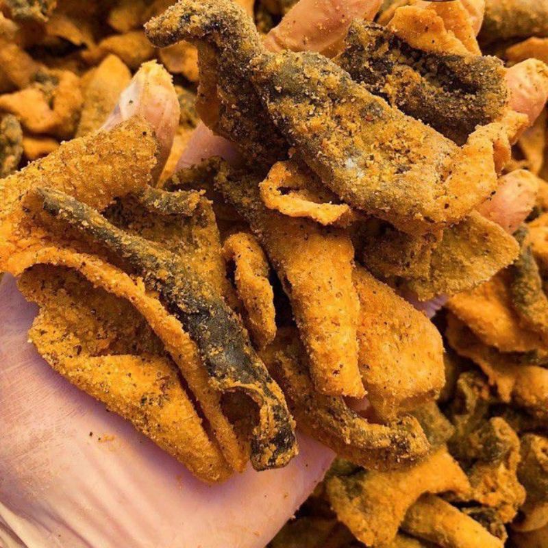 SỈ 1kg DA CÁ LẮC TRỨNG MUỐI (siêu ngon)