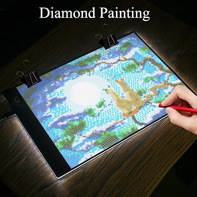 A3S Light Pad for Diamond Painting - Sponake Light Board Tracing with —  CHIMIYA