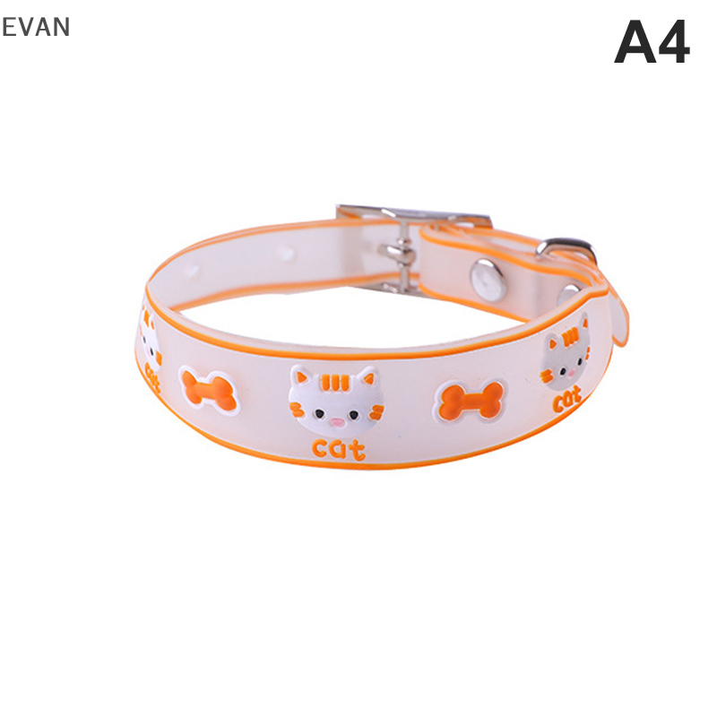 EVAN Pet phát sáng Vòng cổ với chuông phát sáng vào ban đêm chó mèo Vòng cổ phát sáng vòng cổ