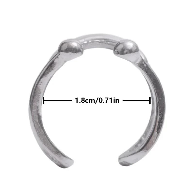 Yuanyan%20New%20Silver%20Color%20Smile%20Shape%20Ring%20for%20Women%20Girls%20Y2K%20Stainless%20Steel%20Rings%20Adjustable%20Opening%20Ring%20Fashion%20Jewelry%20Friend%20Gifts%20-%20Image%205