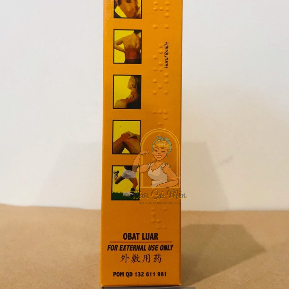 Dầu xoa bóp MINYAK URUT GPU 60ml chính hãng