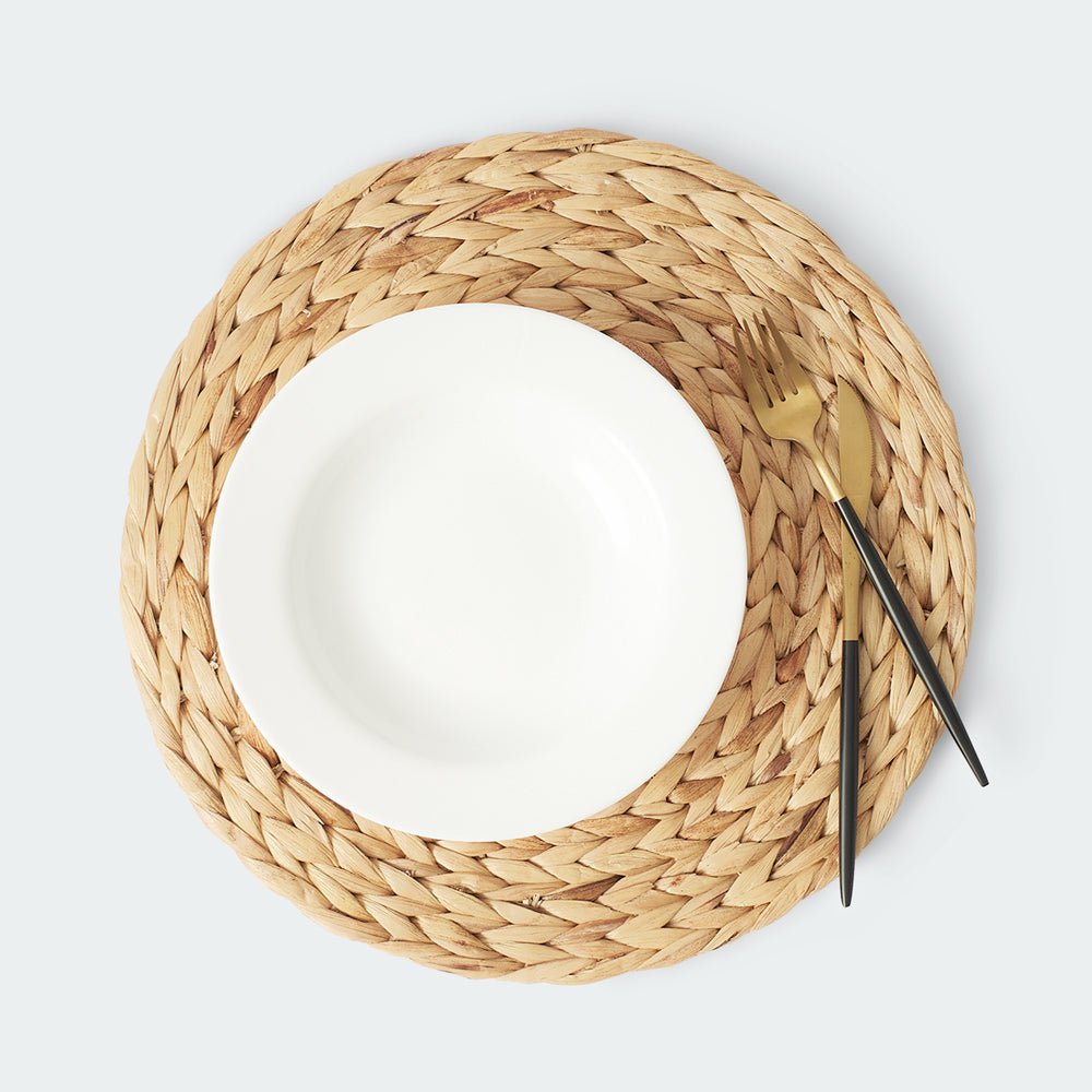 [Lubi Home] - Thảm trang trí lục bình hình tròn xinh xắn (D35cm)