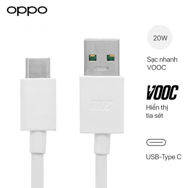 Dây Cáp Sạc Nhanh Oppo VOOC Type-C