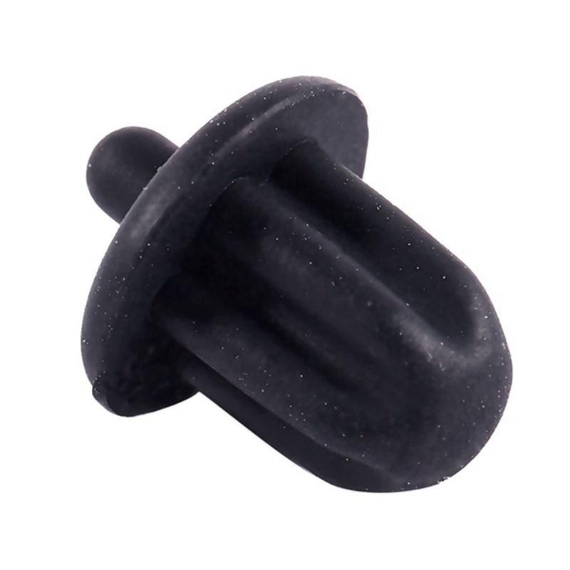 30X Black Rubber 6.35mm Audio Jack PC DVD Microphone Socket Dust Cover