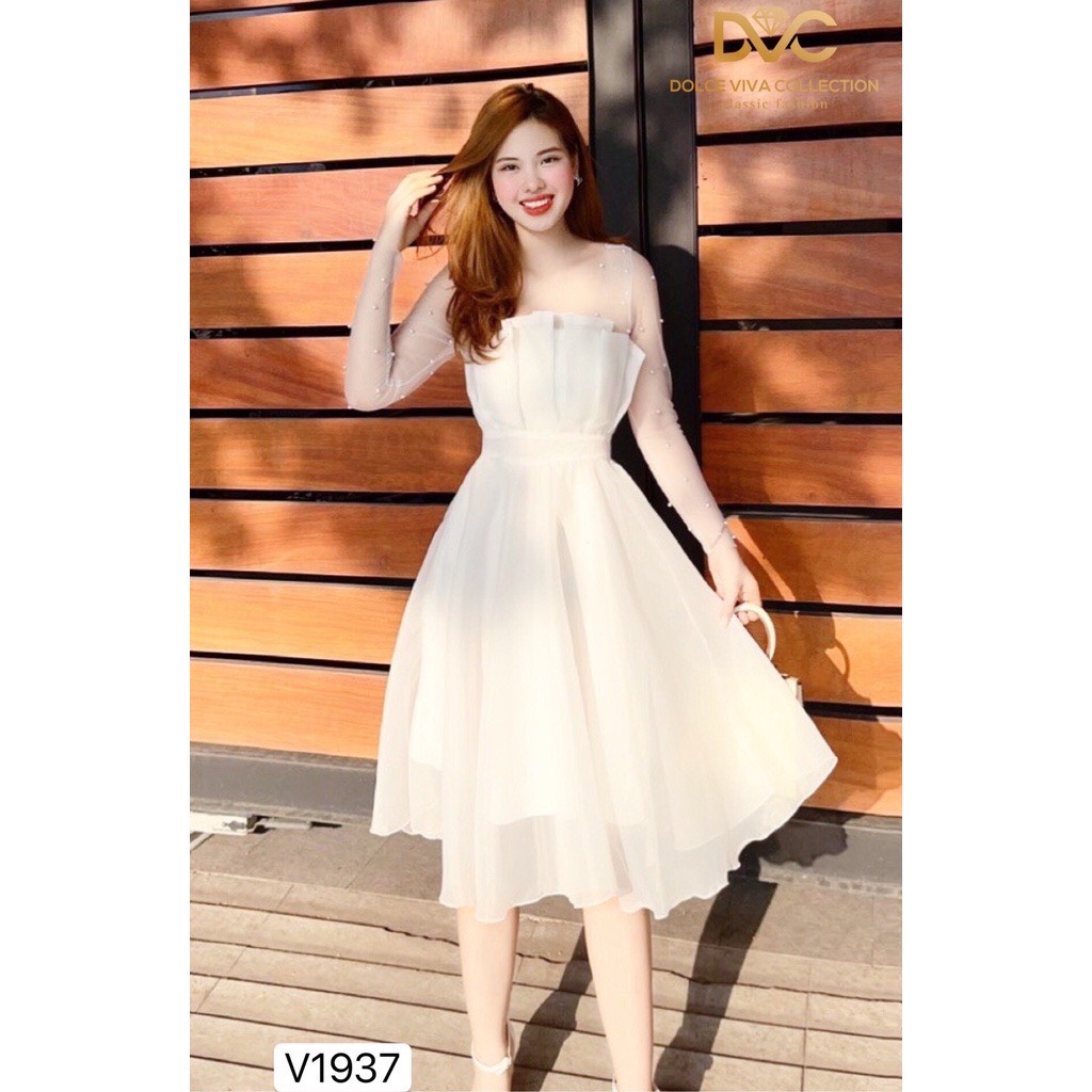 đầm lụa xước hàng thiết kế đủ màu  xinh lung linh ld22 (Ny0099e32876)