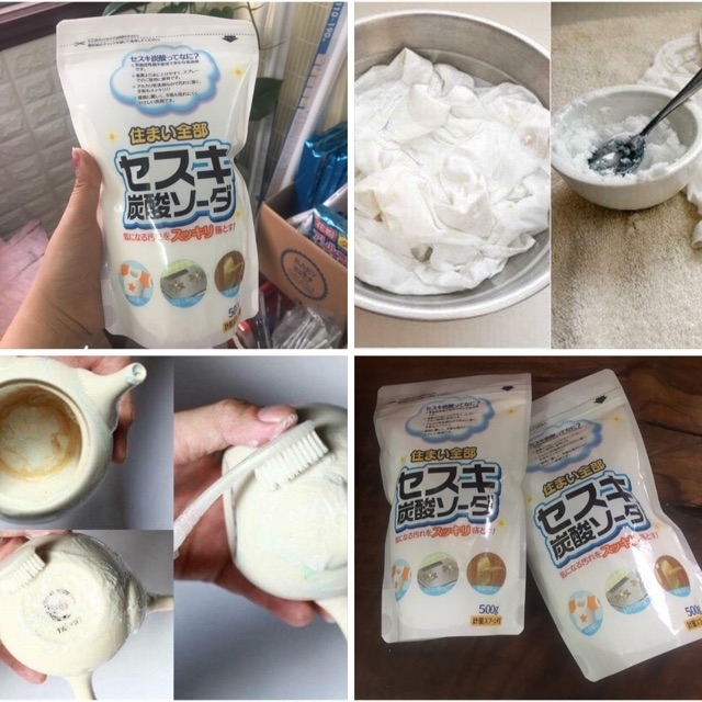 Bột tẩy trắng Baking soda Sesuki 500g Rocket nhập từ Nhật Bản