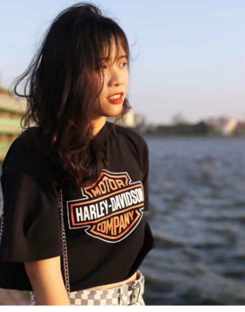 Áo croptop MOTOR HARLEY