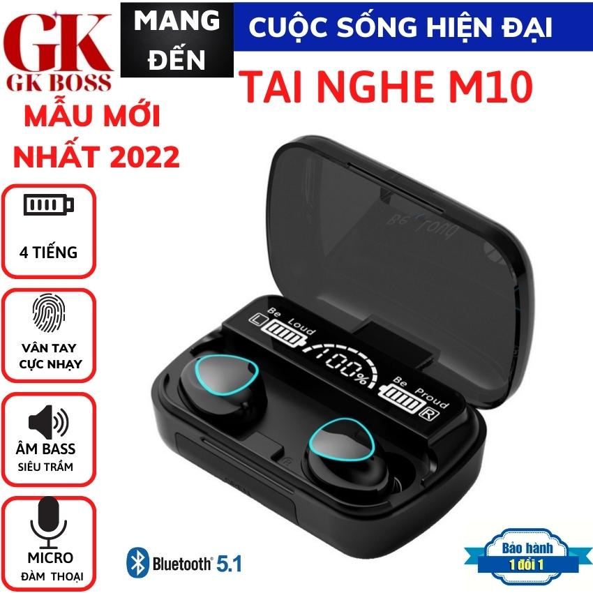 Tai nghe bluetooth pin trâu M10 , Tai nghe không dây M10 phù hợp với dòng điện thoại như iphone, samsung, oppo,huawei, redmi