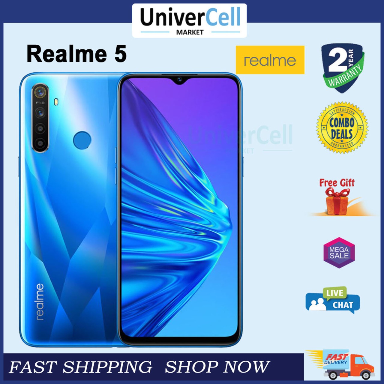 realme 5 4gb ram 128gb