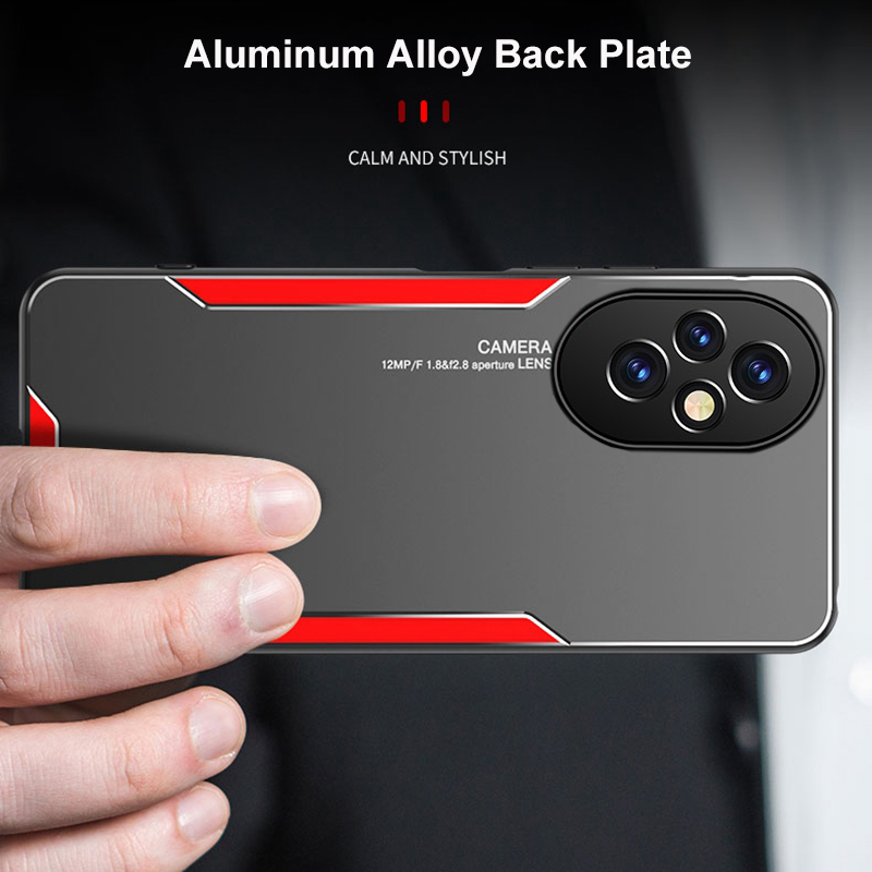 Phone case Honor 200 Pro 200 Lite cover Aluminum Metal Matte Cover Soft Silicone Frame Camera Protection Cover Back Cover Back cover Honor 200Pro Honor 200Lite case. 