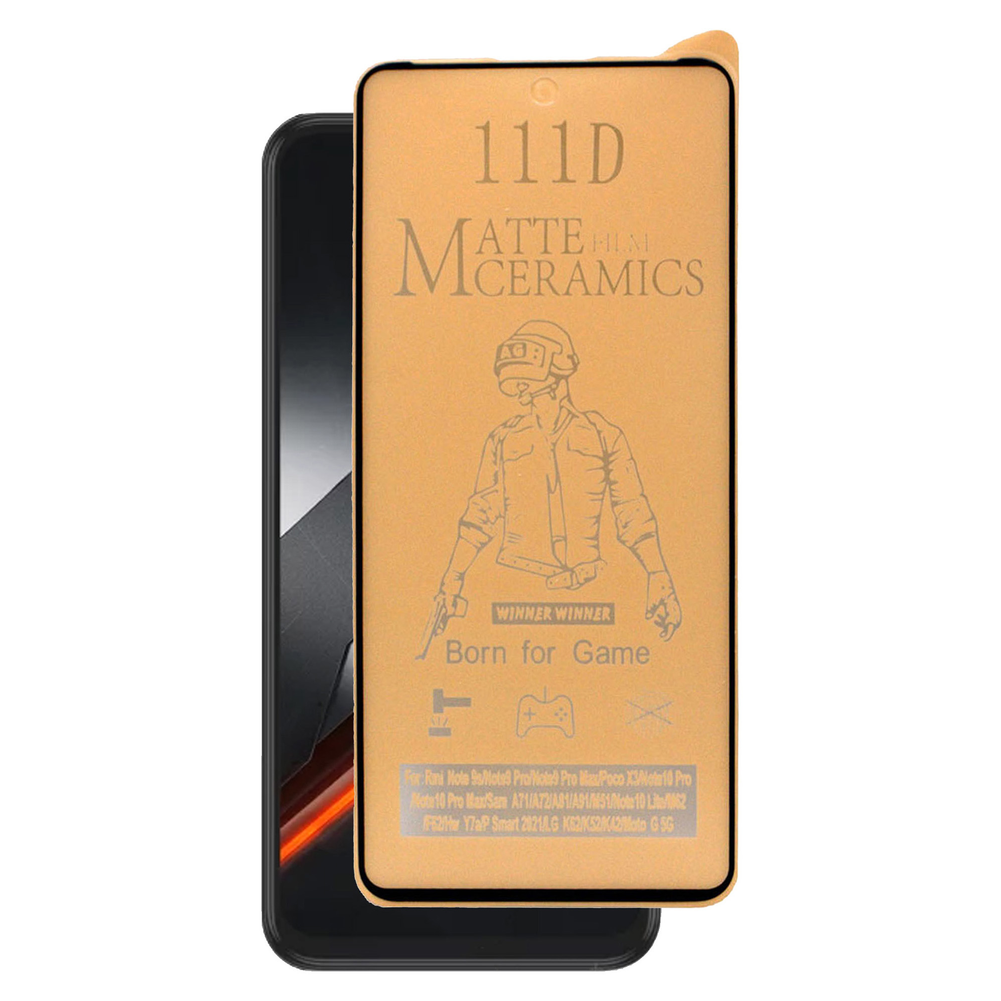 iTel P65 Ceramic Matte Protector  PUBG Gaming Unbreakable Anti-shock Hybrid film 9D/11D/21D Temper Fiber Nano Sheet Glass For iTel P65. 