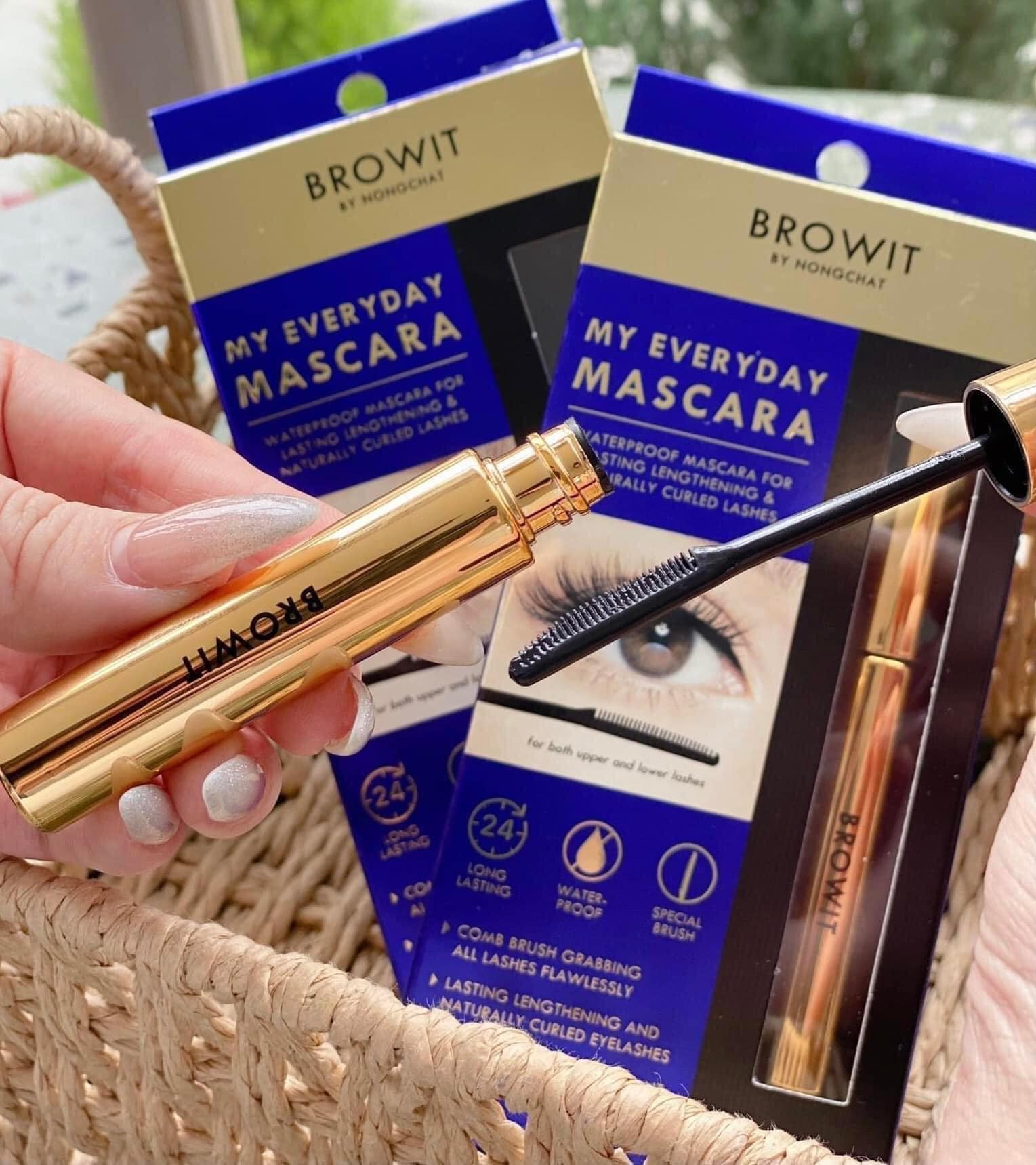 Mascara NongChat Browit Làm Dày và Dài Mi Thái Lan