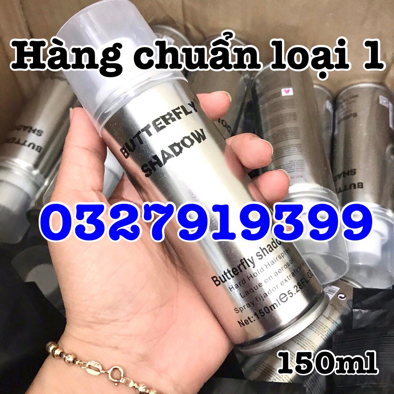 Gôm xịt tóc Butterfly Shadow 150-320-420ml chính hãng