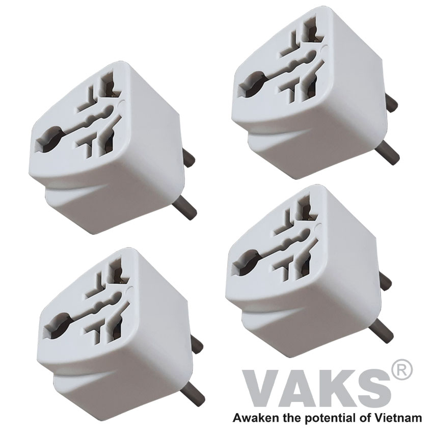 04 cái phích cắm chuyển đổi 3 chấu thành 2 chấu - tiến thành - pc2-2901