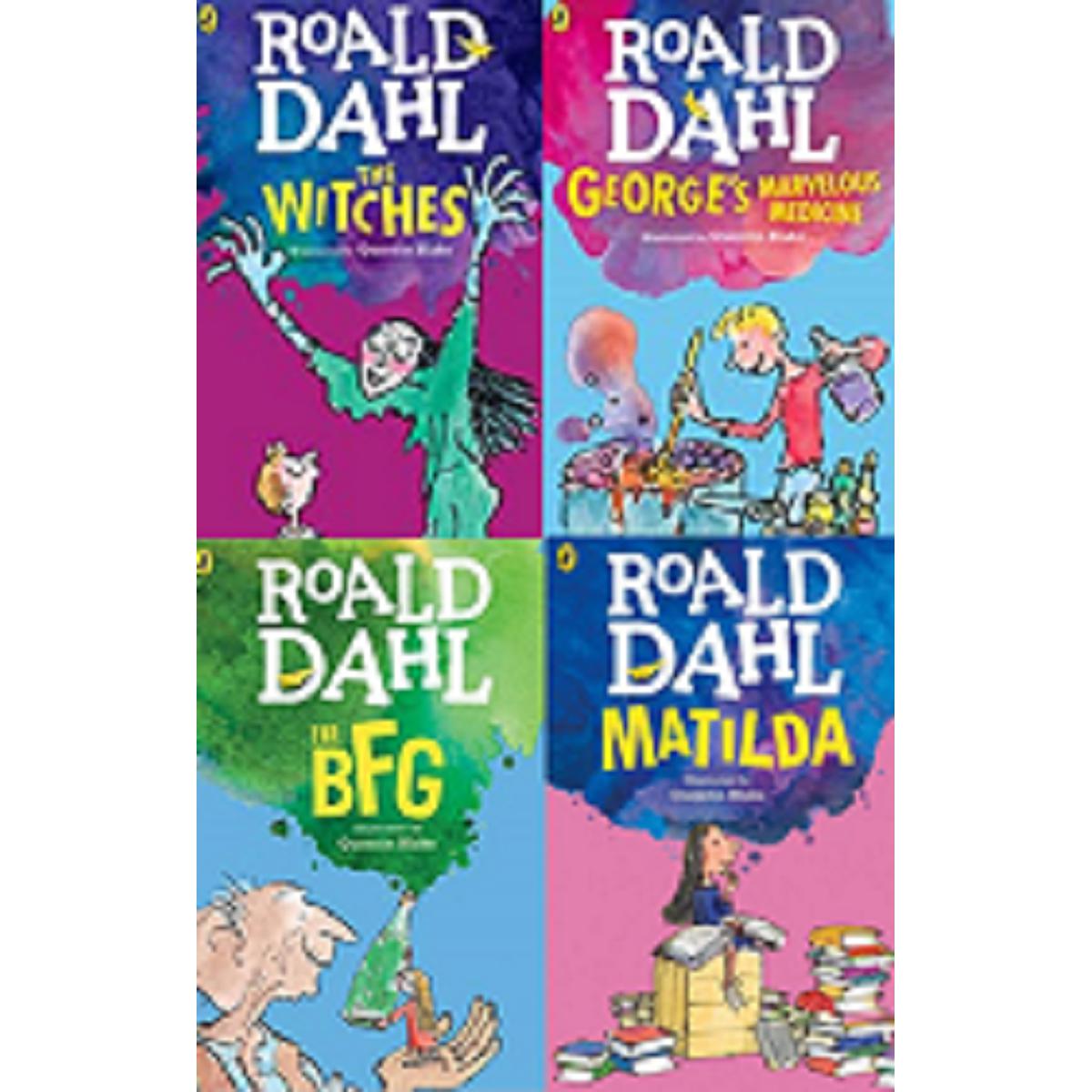Set of 4 books by roald Dahl (Book 1,2,3,4) | Daraz.pk
