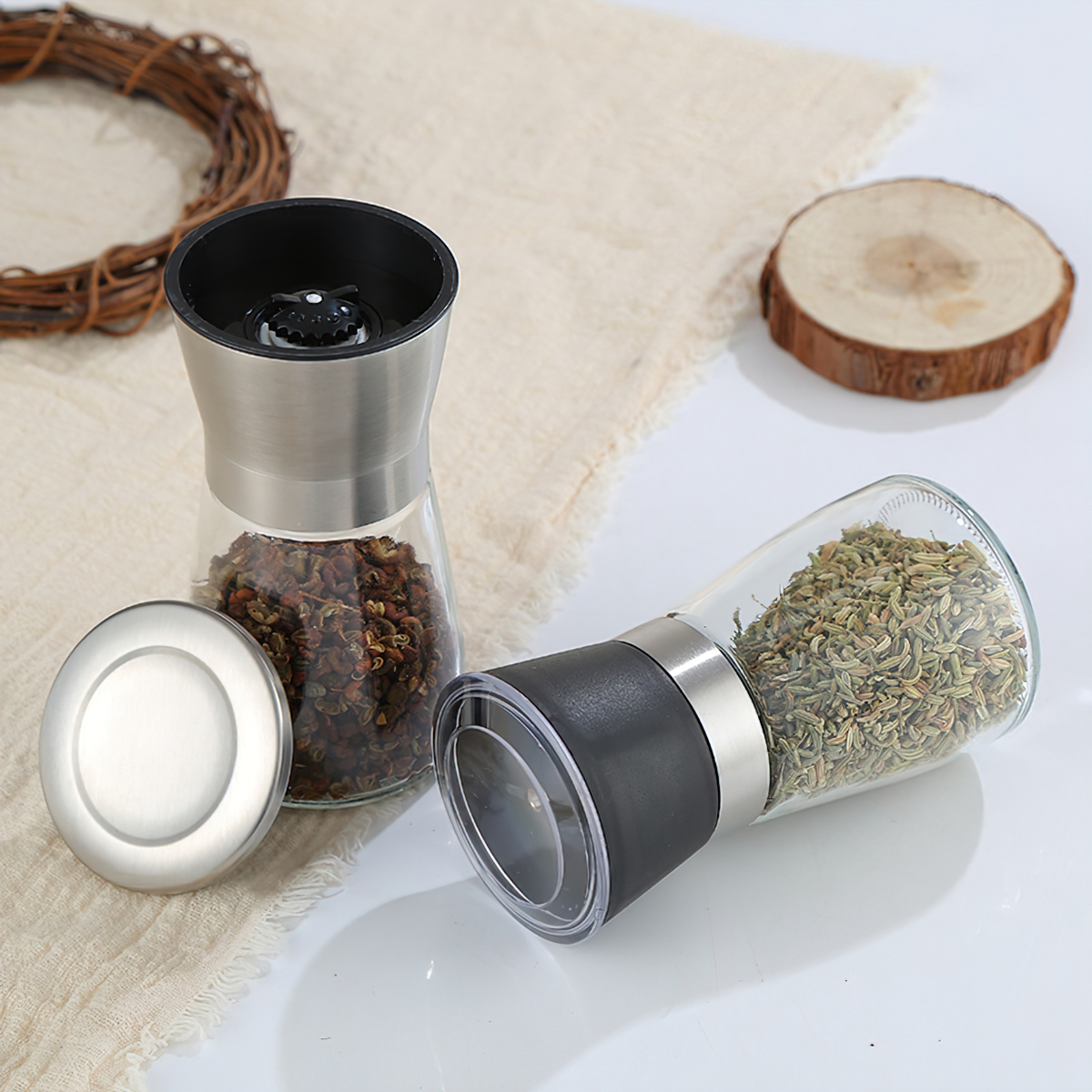 Multi-function dry pepper grinder