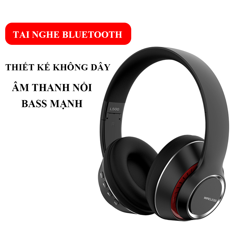 Tai nghe chụp tai bluetooth không dây L500