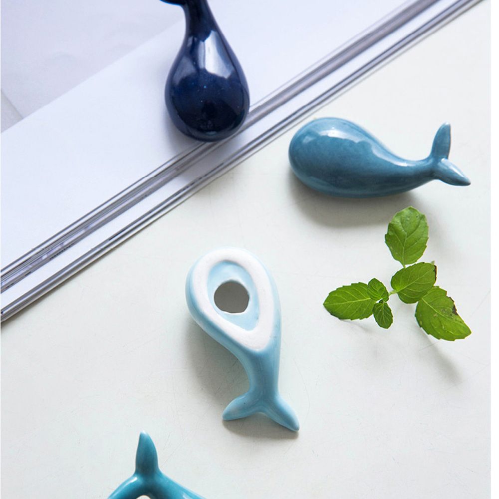 Cute Cartoon Whale Shape Kitchen Hotel Ceramic Chopsticks Holder ...