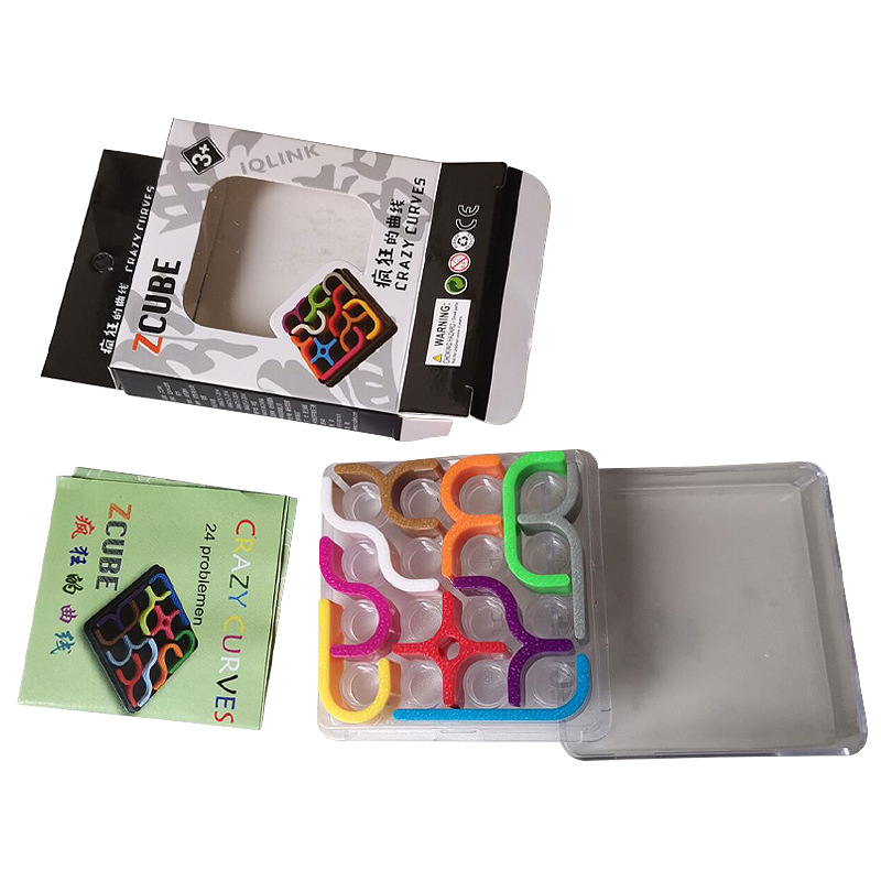 Puzzle CRAZY CURVES Crazy Curve Intelligence Toy