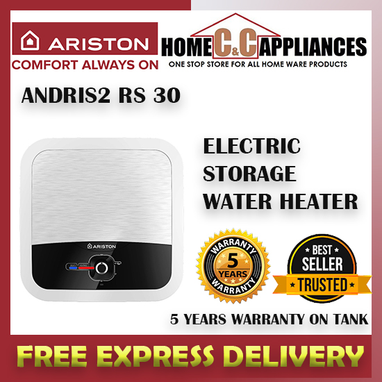 ARISTON heater ANDRIS2 RS 30 STORAGE WATER HEATER 30L / Andris2 30 RS |FREE  DELIVERY / AUTHORIZED DEALER | Lazada Singapore