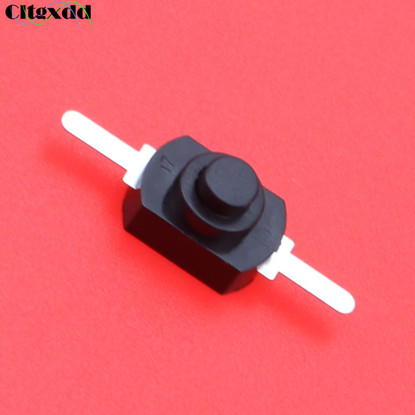 【TopazTrove】Cltgxdd 1Pcs White / Black Self-locking Button Switch 1A ...