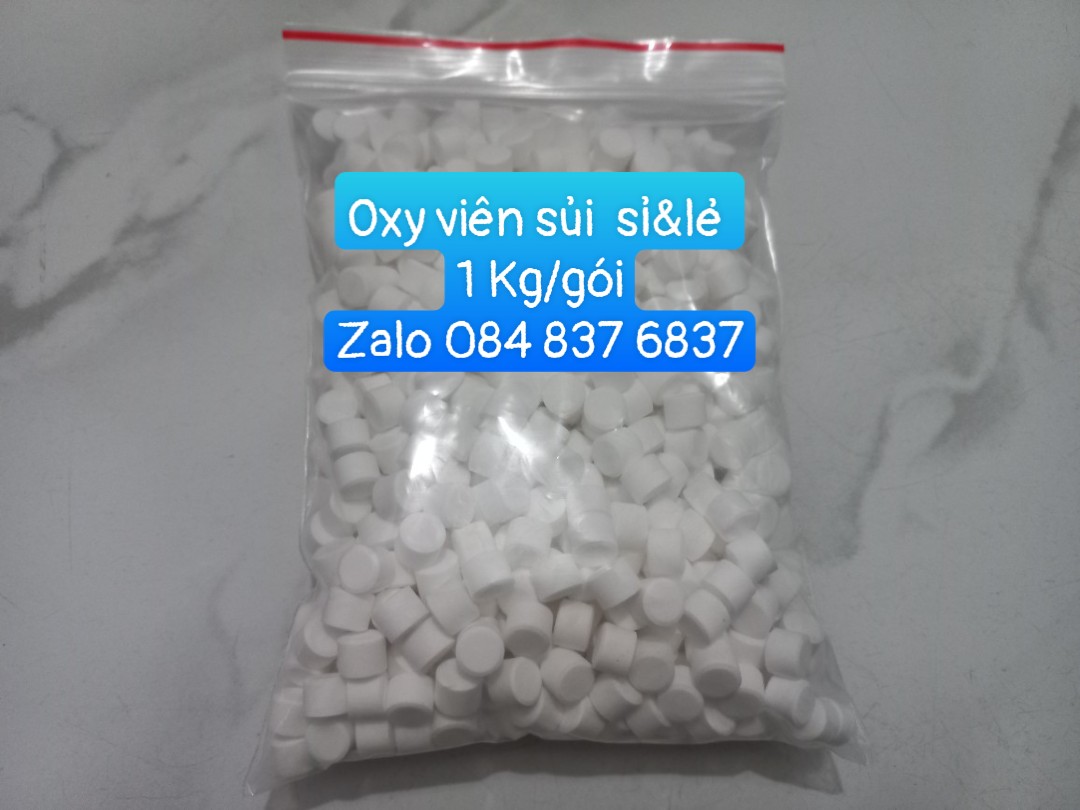 (Freeship đơn từ 49k) Bán oxy viên, 500g oxy viên cung cấp oxy cho tôm cá, viên oxy câu cá