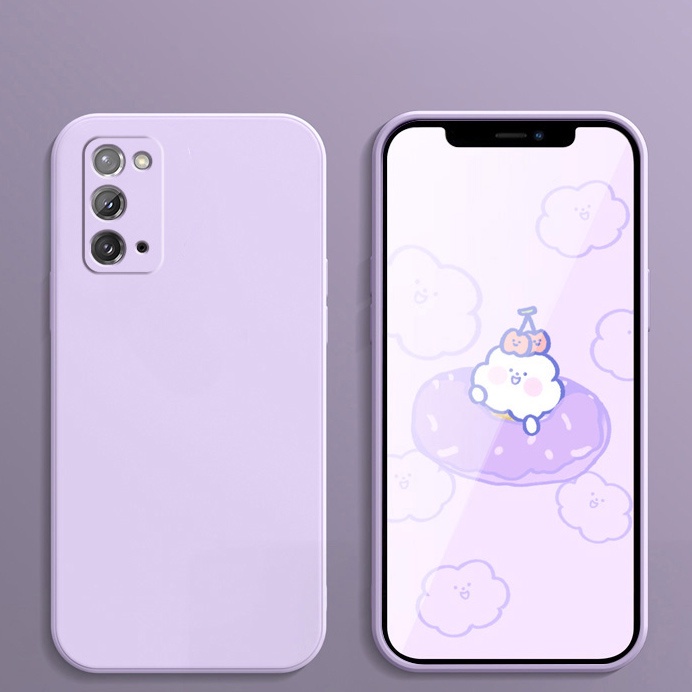 Square matte liquid silicone phone case for samsung galaxy note 20 ultra 10 plus pro 4g 5g 2023