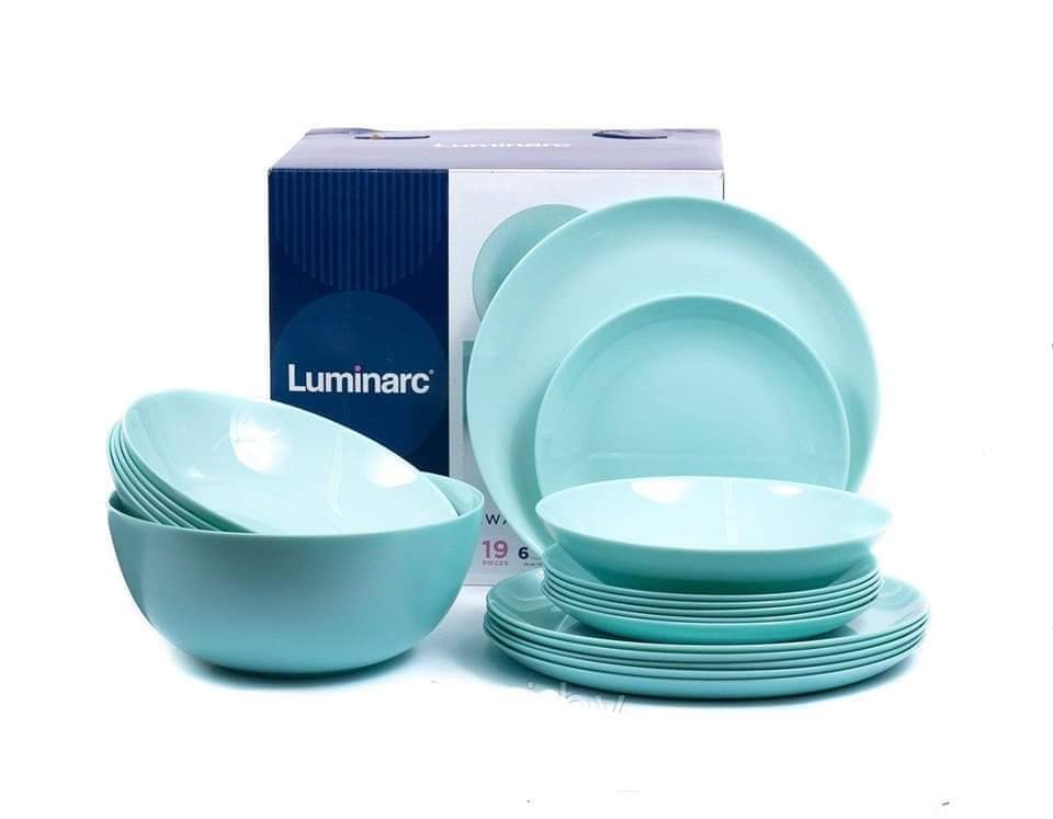 Luminarc Diwali Light Turquoise Service de table 19 pcs 