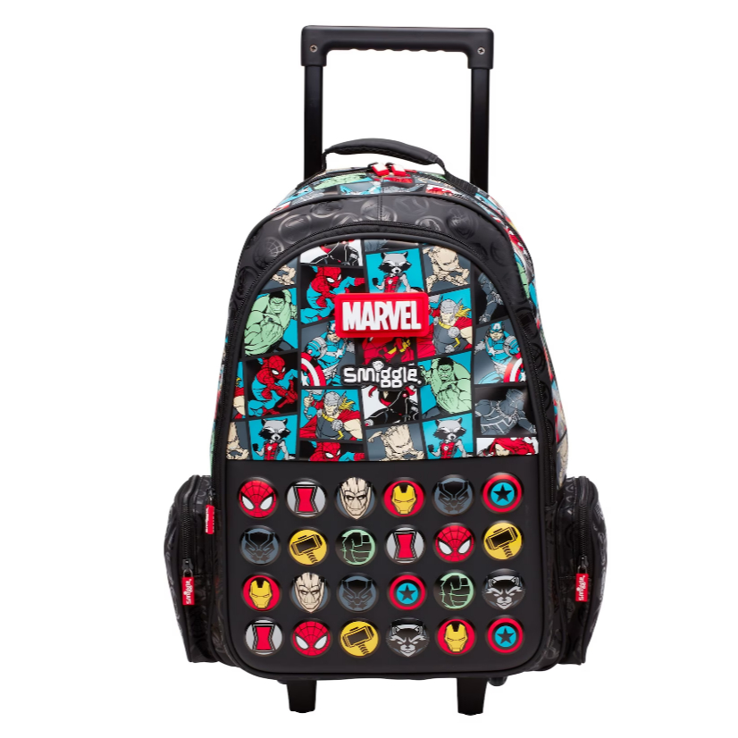  Smiggle Sggle Whirl Junior Trolley Backpack with Light Up  Wheels