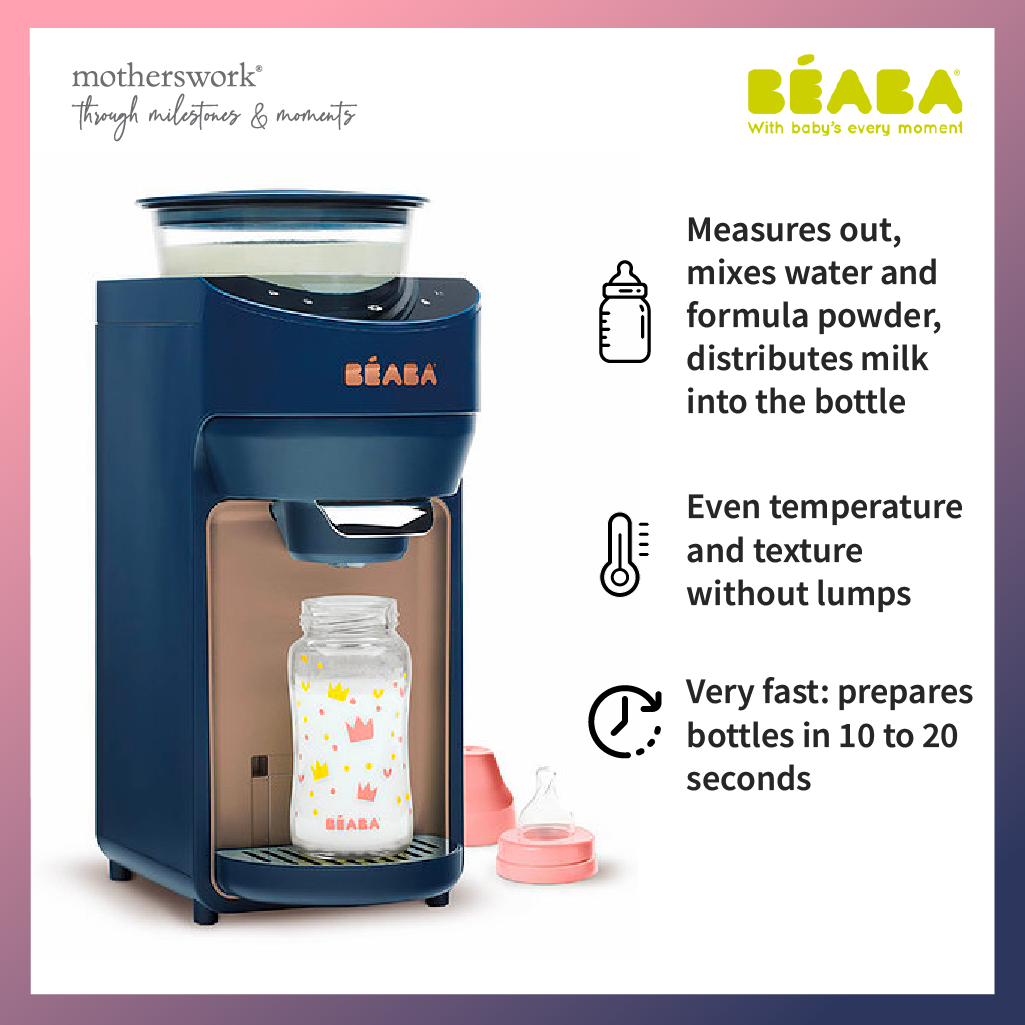 Beaba Milkeo Automatic Baby Milk Maker (Formula Maker) - 2 Years Local  Warranty, UK Plug (Compatible With SG Plug), Baby Milk Machine / Formula  Machine / Baby Milk Mixer / Formula mixer