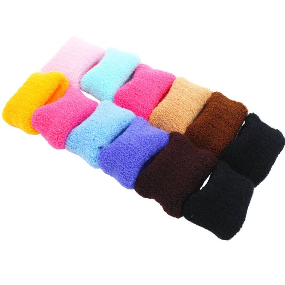 1 chiếc Dây buộc tóc len bản to 3cm chất liệu dày dặn
