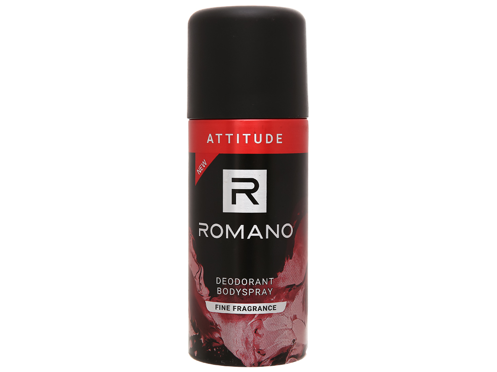 Xịt khử mùi toàn thân Romano 150ml