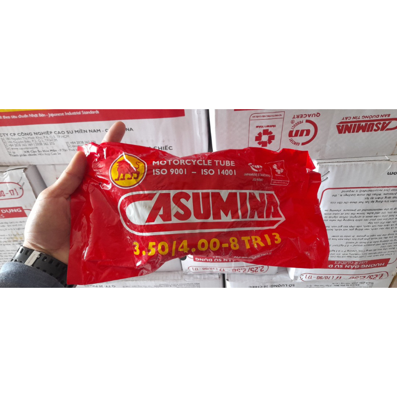 Săm 3.50/4.0-8 xe rùa trần đa