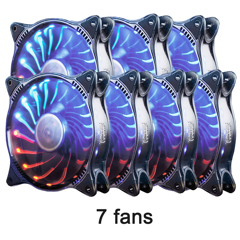 Pccooler pc-sk120 starry sky fan 120mm 4pin pwm computer case cooling fan quiet adjustable cpu cooler water cooling fans