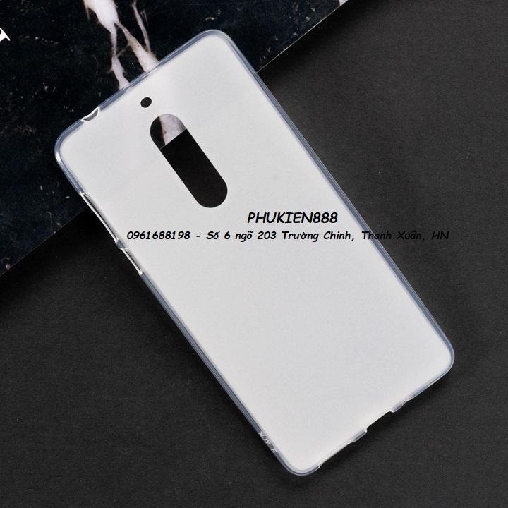 ỐP LƯNG ĐIỆN THOẠI NOKIA 5 SILICONE DẺO