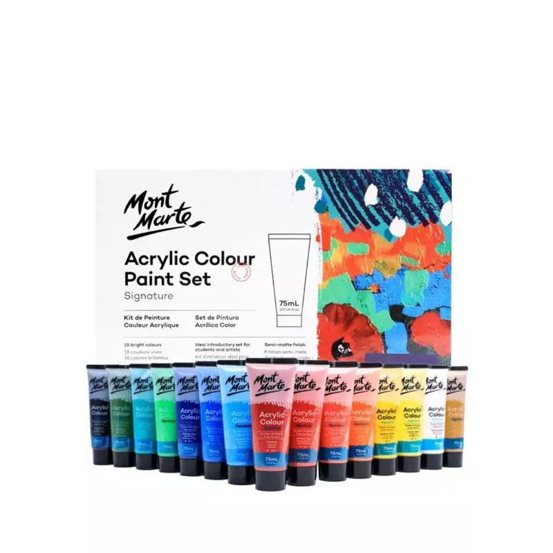 mont marte acrylic paint set