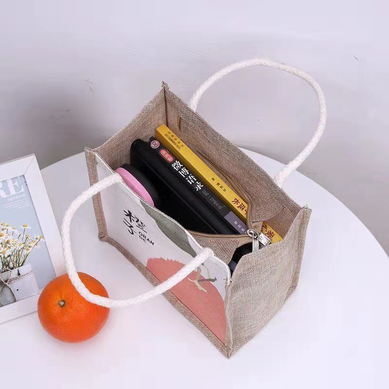 Túi cói mini túi tiện ích dễ thương đi biển đi chơi đi học nhỏ gọn - TC01