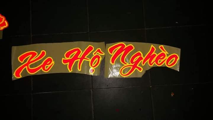 TEM PHẢN QUANG XE HỘ NGHÈO SIÊU CHẤT